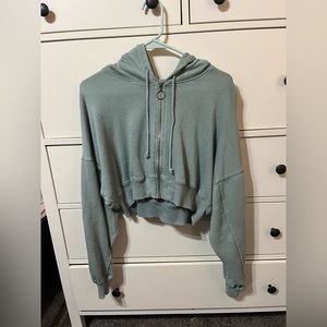 Aeropostale cropped zip-up jacket
